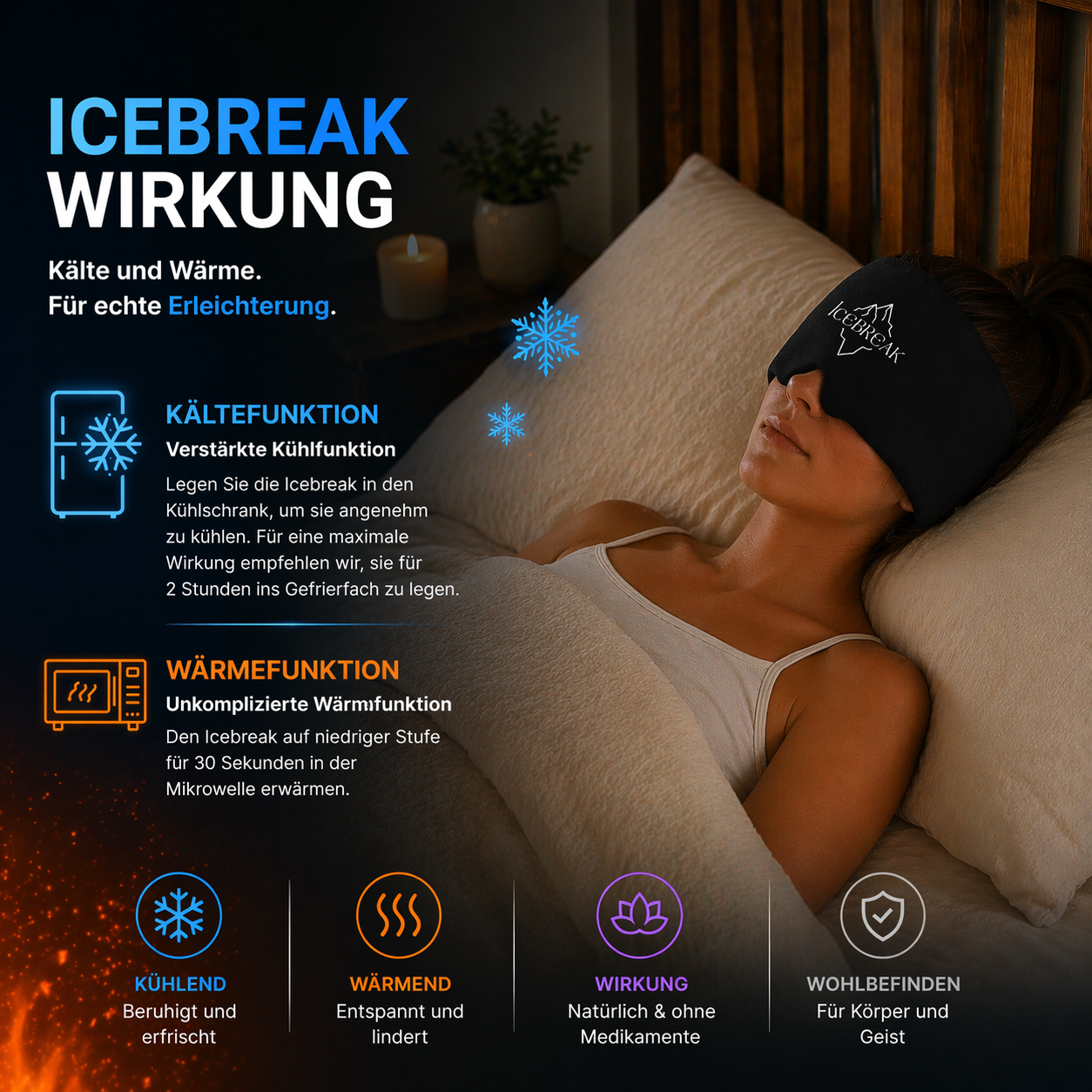IceBreak™️ Kopfschmerzen- und Migränenmaske - Evisionary